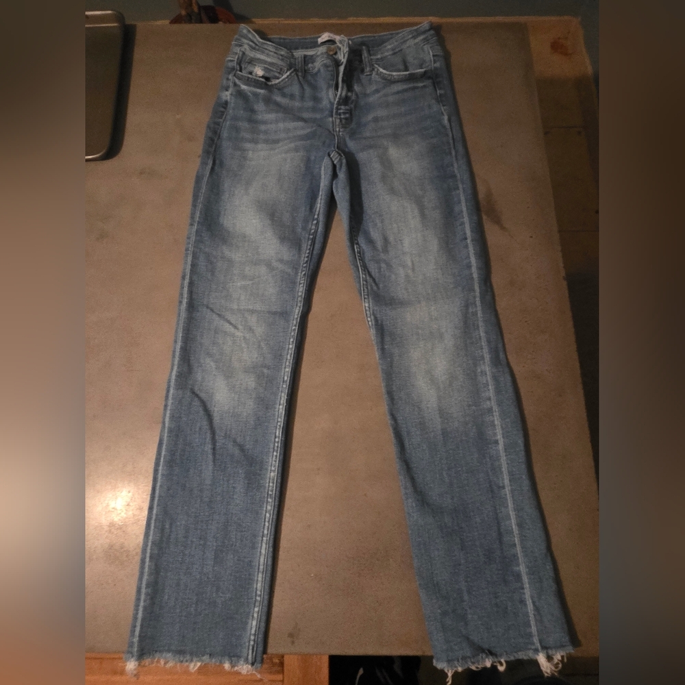 Flying Monkey Light Blue Straight Leg Jeans